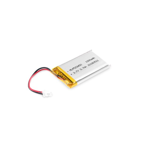Rechargeable Li-Po Battery 3.7V 1000mAh in Pakistan