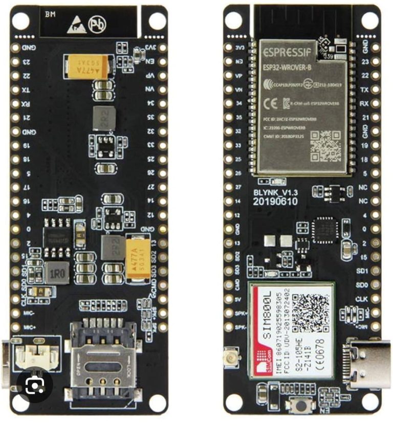 GSM Module TTGO T-Call V1.4 ESP32 SIM800L - ElectroWay
