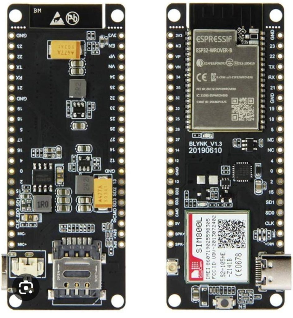 TTGO T-Call V1.4 ESP32 SIM800L GSM Module