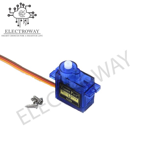Tower Pro SG90 9G Micro Servo Motor with Accessories Blue