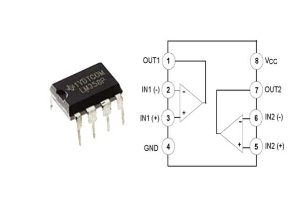Lm358 Op Amp Ic