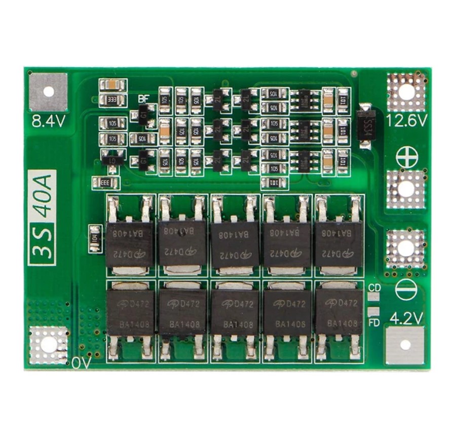 BMS 3S 40A Amps Lipo Battery Protection Board