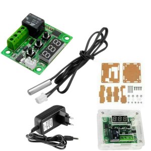Basic Kit for Incubator including W1209 + Casing + Adapter and 2 Pin DC Connector