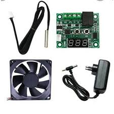 Basic Kit for Incubator including W1209 + Casing + Adapter and 2 Pin DC Connector
