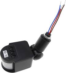 DC 12V Automatic Infrared PIR Motion Sensor Switch For LED Light (BLACK)