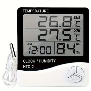 Digital Temperature Meter – Monitor Room Temperature and Humidity HTC-2