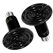 E27 Infrared Ceramic Heat Emitter Lamp Bulb for Reptile Pet Brooder – 100W