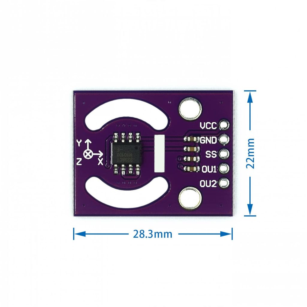 MLX90333 Module Handle Joystick Sensor Absolute Position Digital Three Dimensional Angle