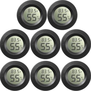 Mini Round Temperature and Humidity Meter – Thermometer for Home