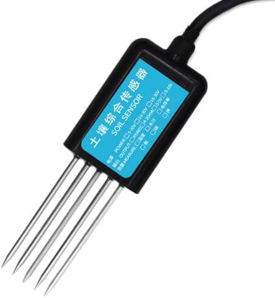 Soil Multi-Parameter Sensor – pH, EC, Moisture, Temp, NPK (7-in-1)