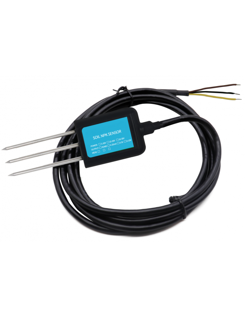 Soil NPK Sensor 3-in-1 Probe – Measure Nitrogen, Phosphorus & Potassium for Smart Agriculture