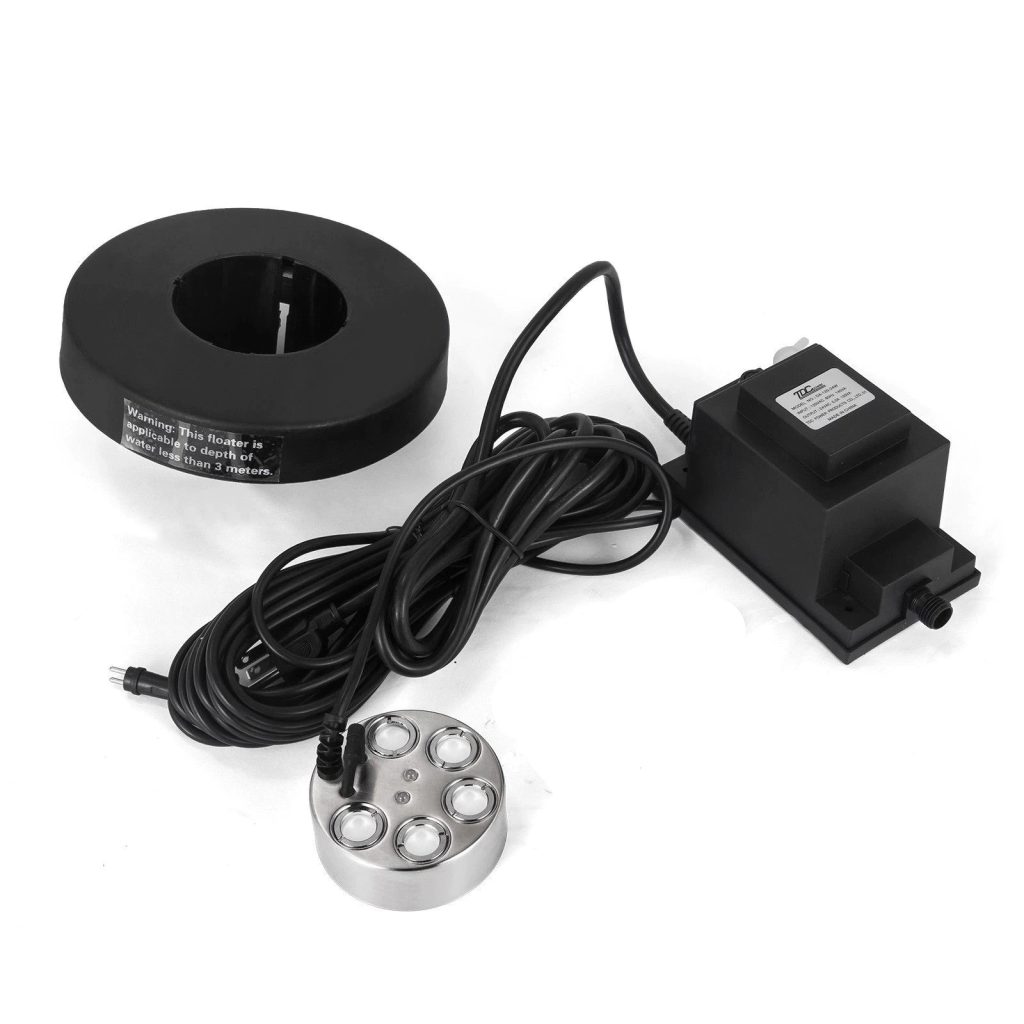 Ultrasonic Atomizer Air Mist Maker Fog Machine Humidifier with Power Adapter