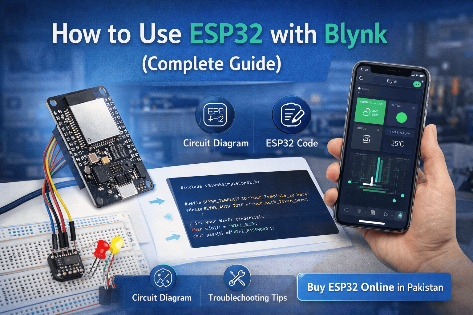 ESP32 and Blynk tutorial guide