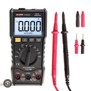 Digital Multimeter Et8102 True Rms 1000v 10a Voltmeter Ammeter