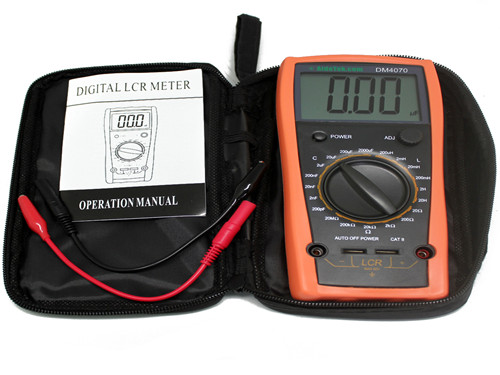 DM4070 Digital LCR Meter 3 1/2 20H 2000uF 20Mohm self discharge resistance inductance capacitance meter tester