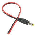 5.5mm x 2.1mm DC Male Jack with Wire Cable